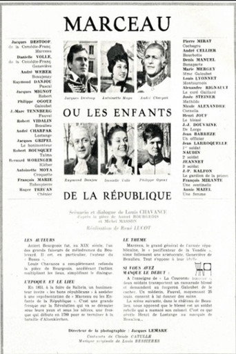 Marceau ou Les enfants de la république poster