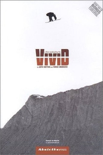 Vivid snowboarding poster