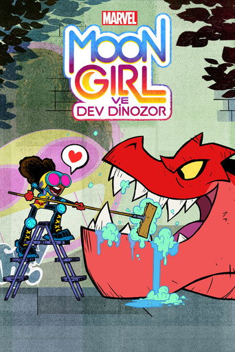 Marvel Moon Girl ve dev dinozor afişi