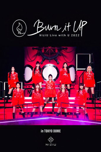 NiziU Live With U "Burn it Up" poster