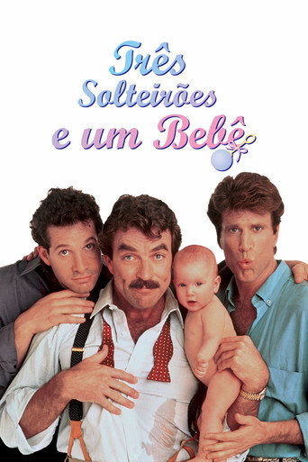 Pôster de Três Solteirões e um Bebê