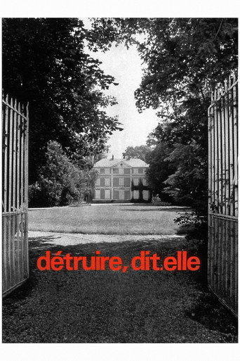 Locandina di Détruire, dit-elle