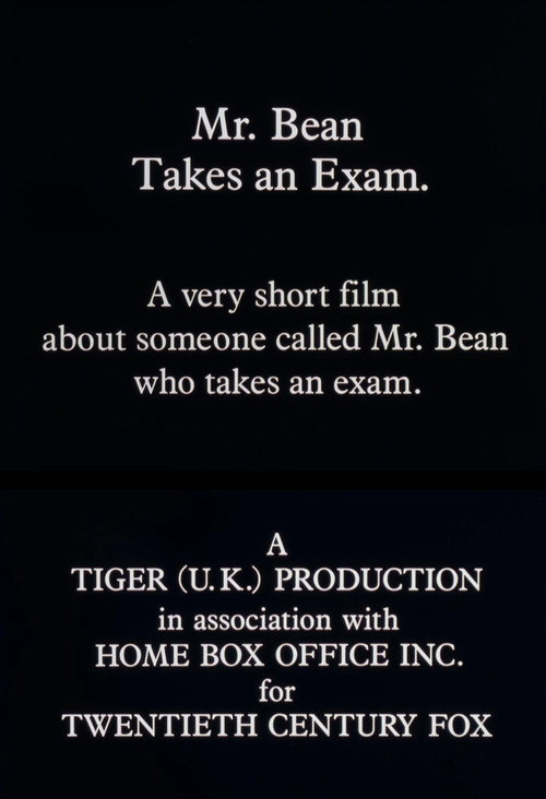 Poster zu Mr. Bean Takes an Exam